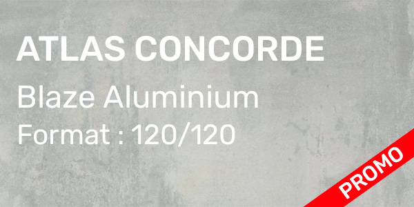 Carrelage Atlas Concorde – Blaze Aluminium 120/120 39,78€/m² HTVA Origine Italie