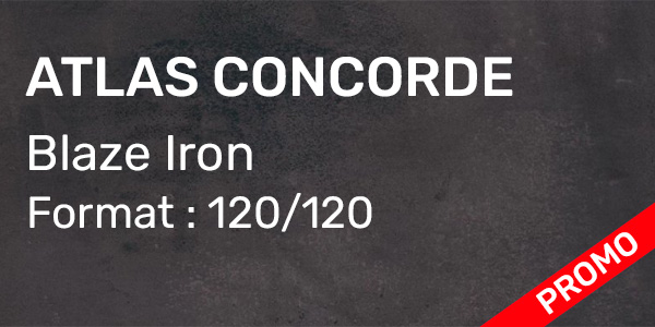 Carrelage Atlas Concorde – Blaze Iron 120/120 38,88€/m² HTVA Origine Italie