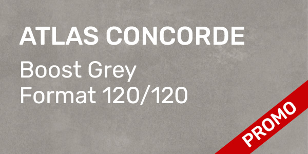 Carrelage Atlas Concorde – Boost Grey 120/120 60€/m² (Prix net)